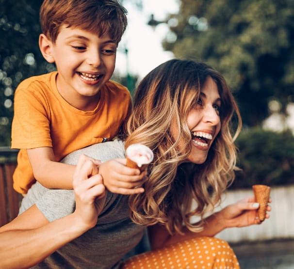 Mother and Son Photo